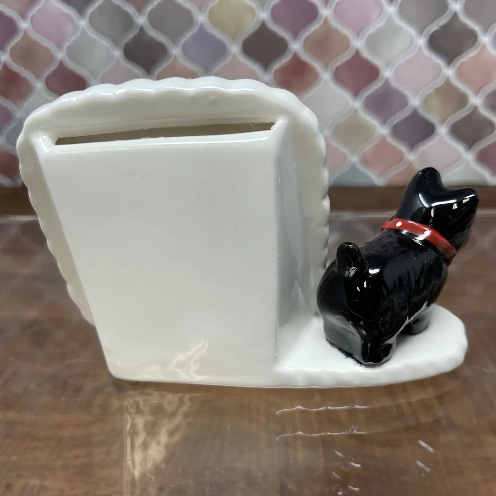 Vintage Scottie Dog Ceramic Picture Frame |‎ No Glass
